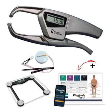 Imagem de Kit Avaliação Fisica Científico Digital Smart 29 Funções