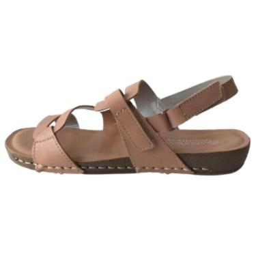 Imagem de Papete Confort Couro Macio Ajuste Velcro Andacco-Feminino