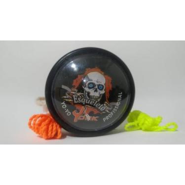 Imagem de Yoyo York Profissional Esqueleto + 3 cordas ( Ioio, Yo-yo), Preto
