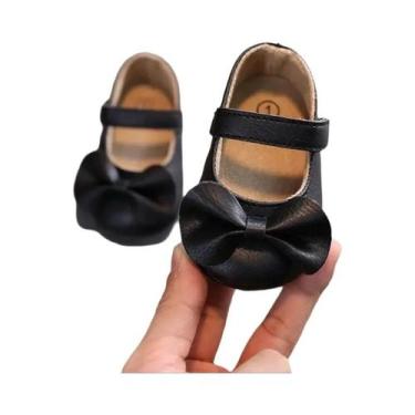 Imagem de Sapatos Mary Jane Leves E Antiderrapantes Para Meninas, Cor Sólida, Ca