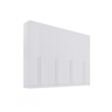 Imagem de Guarda Roupa Casal Daymont 8 Portas 8 Gavetas 100% MDF Branco Dedoro Móveis