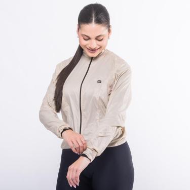 Imagem de Jaqueta Corta Vento de Ciclismo Feminina Márcio May Pro II Nude-Feminino