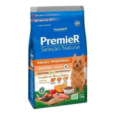 Imagem de Ração Premier Seleção Natural Cães Adultos Porte Pequeno Frango, Chia 