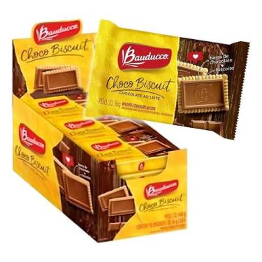 Imagem de Biscoito Choco Biscuit Chocolate Ao Leite Bauducco 18x36g