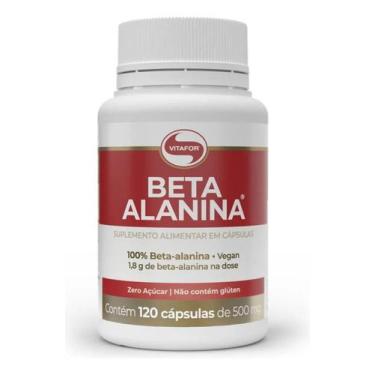 Imagem de Suplemento alimentar Beta Alanina 120 Cápsulas Vitafor - Congratulatio