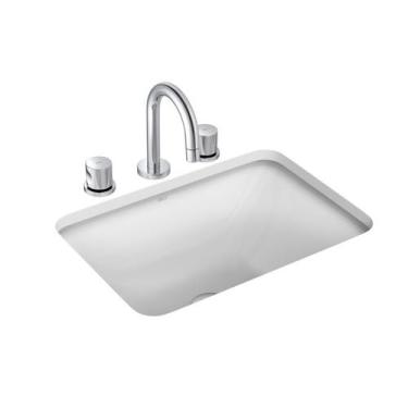 Imagem de Cuba De Embutir Retangular Branco - L.375.17 - Deca