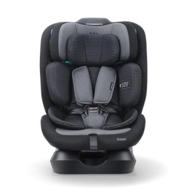Imagem de Cadeirinha Infantil para Carro Omni 0-36Kg (40-150cm) Preto e Cinza Mu