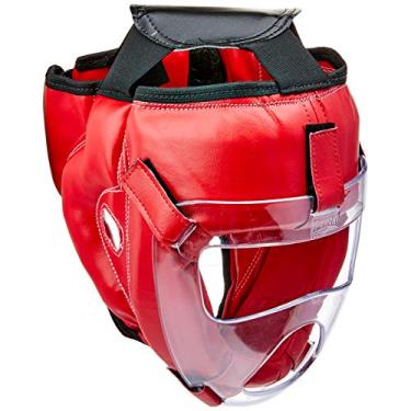 Imagem de Punch Capacete com Grade Unissex Adulto Vermelho