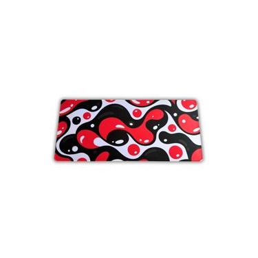 Imagem de Mousepad Liquid Flow Vermelho e Branco - 900x400mm Borracha 3mm