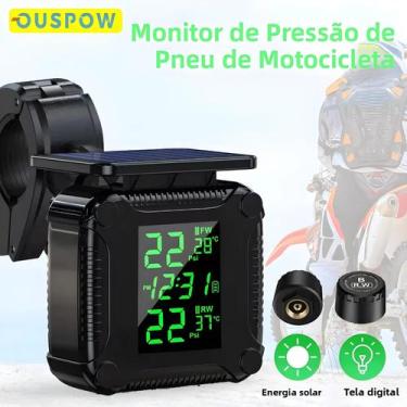 Imagem de Monitor De Pressão De Pneus TPMS Solar OUSPOW Com Tela LCD À Prova d'Á