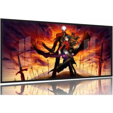 Imagem de Quadro Decorativos Anime 130x60 Moldura Preta 2x2