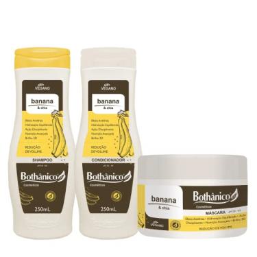 Imagem de Kit Banana e Chia Bothânico Shampoo Condic e Máscara 250g