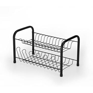 Imagem de Escorredor de Louças Berço Arthi | Design Inovador | Aço Super-resistente | Organização em Andares | Capacidade Ampla | Porta Copos Integrado | Praticidade e Otimização de Espaço