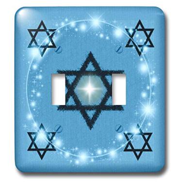 Imagem de 3dRose Interruptor duplo fechado estrela de Davi lsp_8339_2