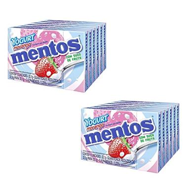 Imagem de Kit c/2 Displays Mentos Box 12 X 24,1G - Morango, Yogurte