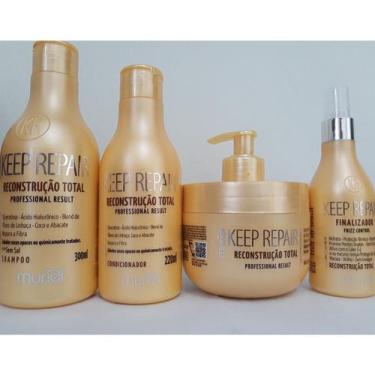 Imagem de Kit Muriel Keep Repair Shampoo Reconstrução Total 300ml + Condicionado