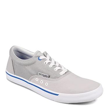 Imagem de Columbia Sapato náutico masculino Slack Tide Lace PFG, Cinza ardósia/branco, 8.5