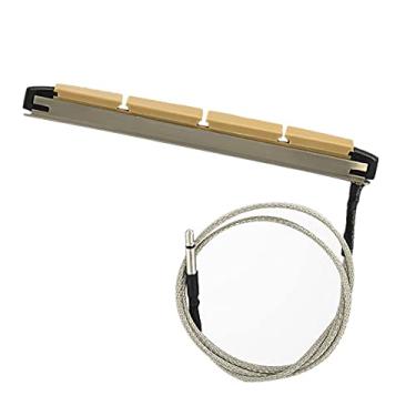 Imagem de Captador de transdutor sob selim Piezo Folk para 4 cordas guitarra baixo acústico peça acessório