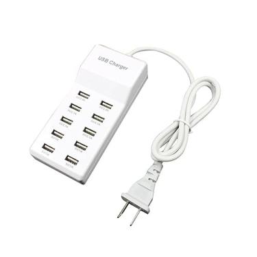 Imagem de HEMOTON 10 Carregador Estação De Carregamento Usb Suporte De Carregamento Inteligente Branco