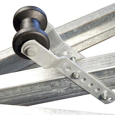 Imagem de CE Smith Trailer 32003G Conjunto de suporte de rolo de quilha ajustável de 7,6 cm, preto