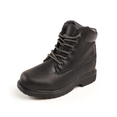 Imagem de Deer Stags Bota de trabalho impermeável Mak2 infantil, Preto, 2 Wide Little Kid