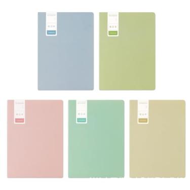 Imagem de Caderno de costura engrossado criativo de 5 peças simplificado para cópia de superfície macia - linha de carro A5 - Série quente - 40 folhas