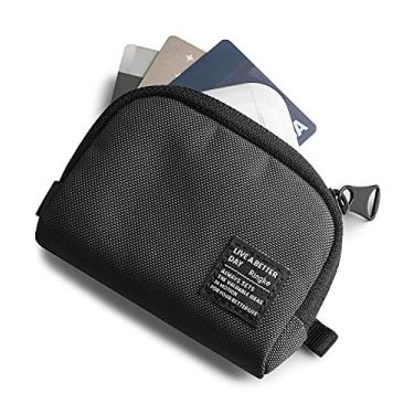 Imagem de Ringke Mini bolsa meio bolso, bolsa pequena para fones de ouvido universais sem fio, porta-chaves duráveis à prova d'água acessórios para AirPods Pro 3, 2 e 1, AirPods 4, 3, 2 e 1, capa preta