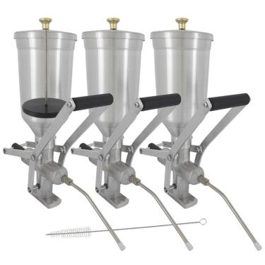 Imagem de Kit 3 Doceira de Churros 1 Litro com Contrapeso (Recheadeira de Churros)