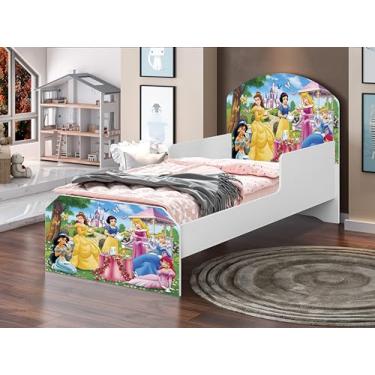 Imagem de Mini Cama Juvenil Infantil Adesivada 100% Mdf - Castelo