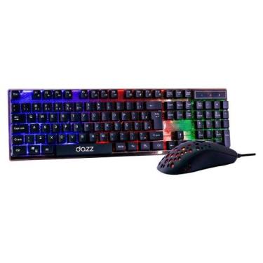 Imagem de Teclado e Mouse Gamer Dazz Diamond Dust, Rainbow, ABNT2, Anti-Ghosting