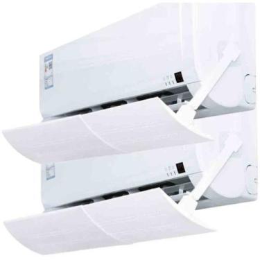 Imagem de 2 Defletor Ar Condicionado Split Ajustavel Tamanho 57 a108cm - FAIMPOR