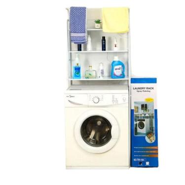 Imagem de Rack Organizador Lavanderia Maquina de Lavar C/ 3 Prateleira - NeoBlue