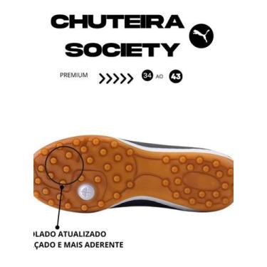 Imagem de Chuteira Society FUTURE Grama Sintetica  Profissional  Solado Costurad