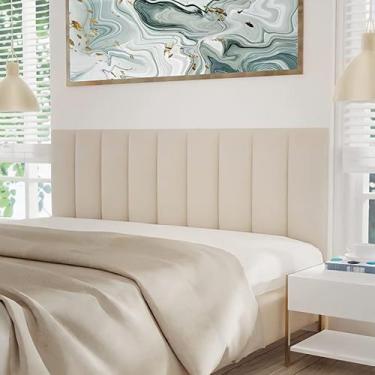 Imagem de Cabeceira Ripada Painel De Cama Box King Confortável Soft - Kasabela I