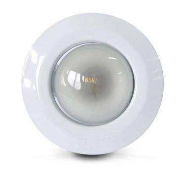 Imagem de Spot Embutido Fixo E-27 Vertical (Com Lampada Spot) - Home Line, Branc