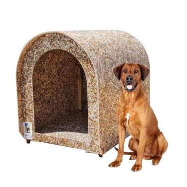 Imagem de Casinha Pet N5 Média Iglu Madeira Ecológica - Gran Park - GRANPARK