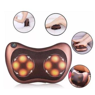 Imagem de Almofada Encosto Massageador Lombar Shiatsu Infravermelho - Click Plas