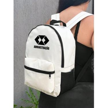 Imagem de Mochila Small ADMINISTRAÇÃO Bolsa Escolar Trabalho Viagem Mala Faculda