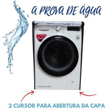Imagem de CAPA PARA MÁQUINA LAVA &amp SECA 10KG FECHADA ATRÁS COM ZÍPER - CORTIN