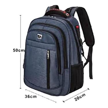 Imagem de Mochila Reforçada Executiva Notebook Faculdade Trabalho Top - Outras M