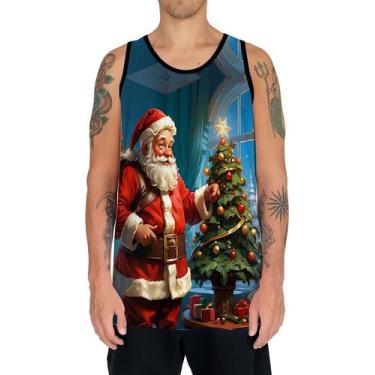 Imagem de Camiseta Regata Tshirt Natal Festas Papai Noel Trenó Neve 2 - Enjoy Sh