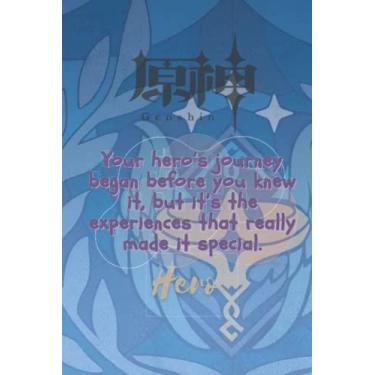 Imagem de Hero: 6 x 9 journal based on video game for writing down daily dairy, habits, task, thoughts, note book (gift for birthday, holidays)