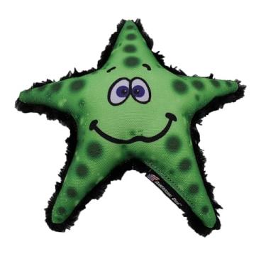 Imagem de American Dog Stanley Starfish – Brinquedo durável para cães feito nos EUA a partir de material de nylon 1000D lavável na máquina e lã minky para colagem, tempo de brincadeira, exercícios, treinamento
