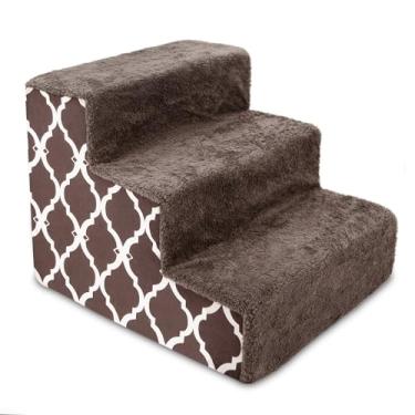 Imagem de Best Pet Supplies Escadas e degraus para cães - degraus de espuma para cães e gatos pequenos, suporte antiderrapante para degraus para animais de estimação equilibrado, rampa para cães, sem montagem,