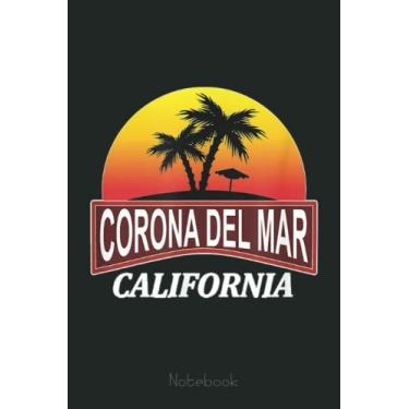 Imagem de Corona del Mar California - Beach Sunset - Notebook: Drawing Journal and Summer Notebook for Children Summer Journal For Kids With Writing Prompts, Interactive Diary Scrapbook