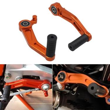 Imagem de REWOLFNUS Pedal de freio traseiro, alavanca de câmbio para Duke RC 125 200 390 2011-2017 (A)