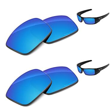Imagem de Tintart Lentes de substituição de desempenho compatíveis com Oakley Gascan OO9014 polarizadas gravadas - Pacote econômico