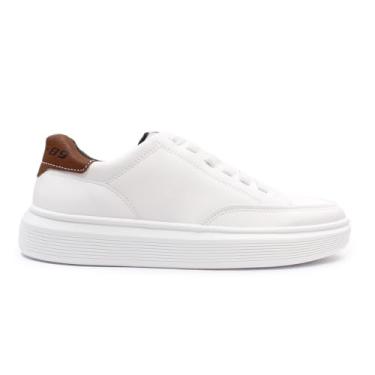 Imagem de Sapatenis Mascullino Casual Pegada Microfibra PGD (Branco, BR, Adulto, Numérico, 40)