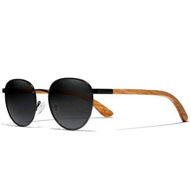 Imagem de Óculos Polarizado Kingseven Design Elegante Redondo Óculos de Sol de M