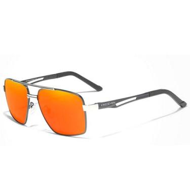 Imagem de Óculos de Sol Masculino De Aluminio KINGSEVEN com Proteção Uv400 Óculo